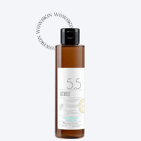 Acwell Licorice pH Balancing Cleansing Toner curăță delicat, echilibrează pH-ul și luminează tenul. Ideal pentru piele sensibilă, ternă și predispusă la iritații.